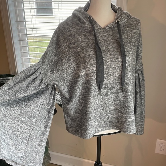 Skylar and jade bell sleeve pull over sweater - Picture 2 of 4